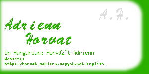 adrienn horvat business card